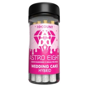 Wedding Cake - Astro Eight THCA Liquid Diamonds Pre - Rolls 10CT - Astro Eight - DC LLC