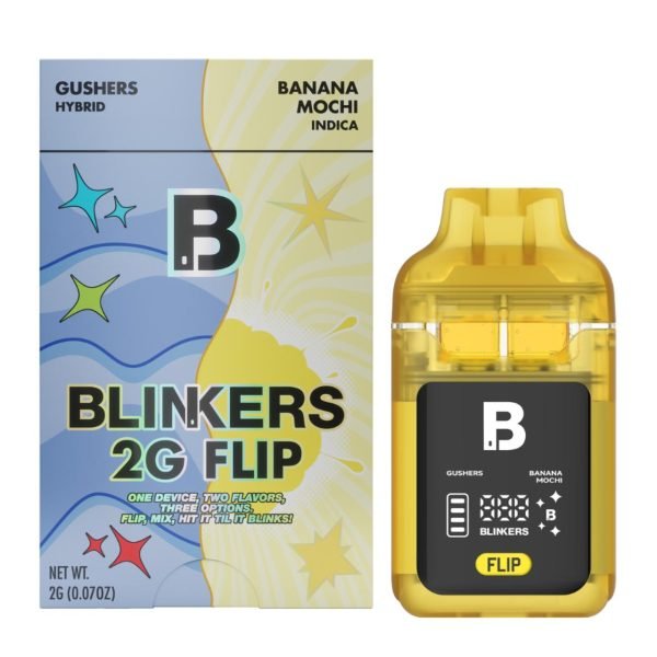Gusherz & Banana Mochi - Blinkers Flip Disposable 2G - Blinkers - DC LLC