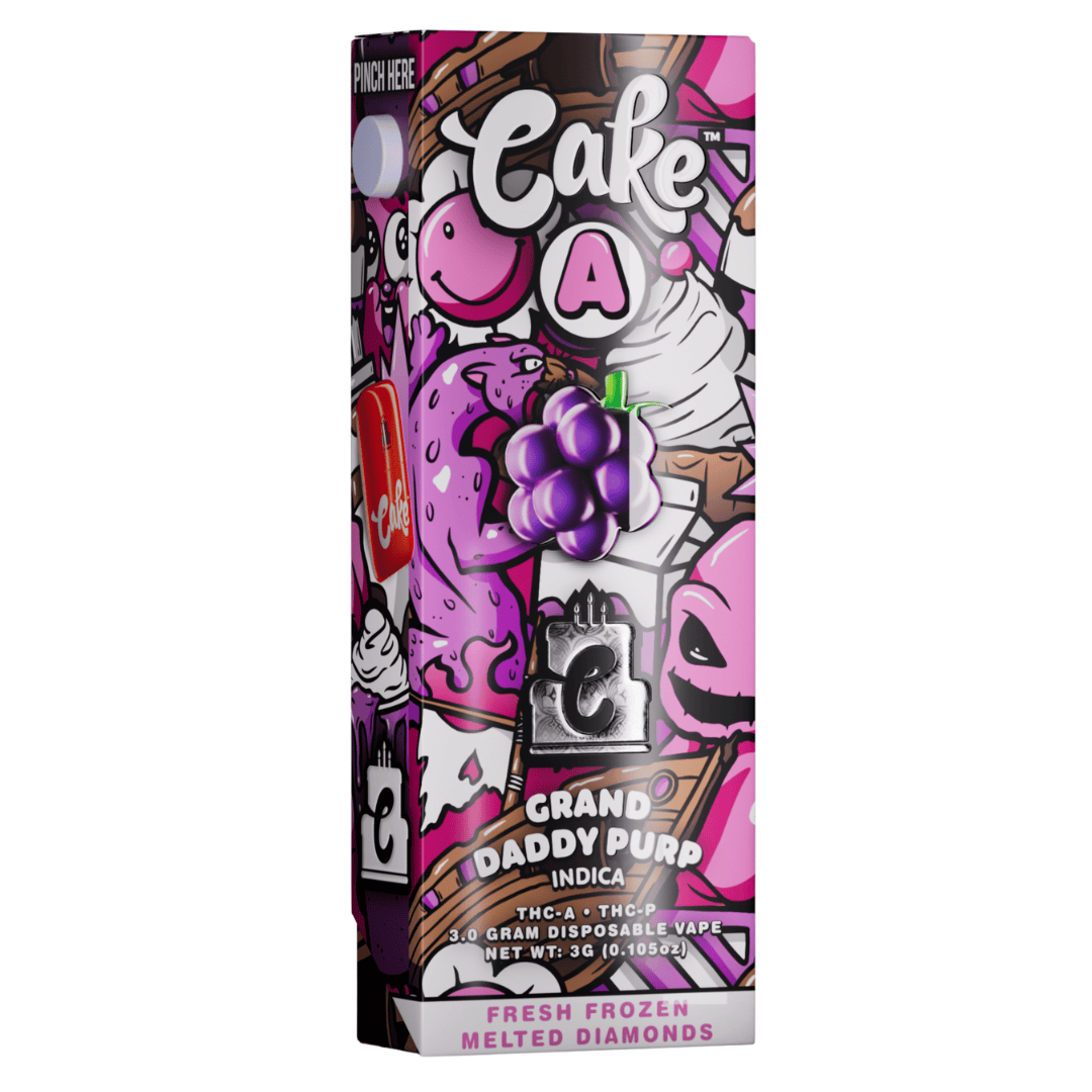 Grand Daddy Purp - Cake A Pebble THC - A Disposable 3G - Cake - DC LLC