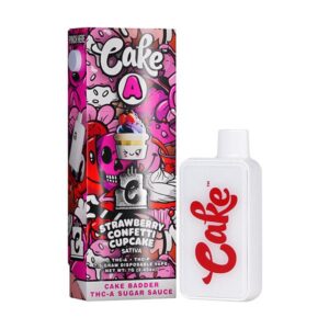 Strawberry Confetti Cupcake - Cake A THC - A Disposable 7G - Cake - DC LLC