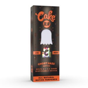 Ghost Haze - CAKE Delta 8 Live Resin Disposable Vape 2G - Cake - DC LLC