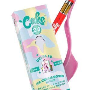 Ice Cream Rosin - Cake Delta 10 Live Resin Disposable Vape 2G - Cake - DC LLC
