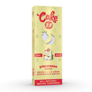 Strawnana - CAKE Delta 8 Live Resin Disposable Vape 2G - Cake - DC LLC