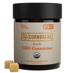 Peach - Cornbread Hemp CBD 750MG Gummies - Cornbread - DC LLC