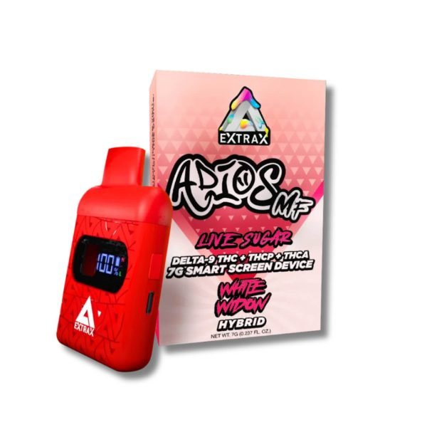 White Widow - Delta Extrax Adios MF Disposable 7G - Delta Extrax - DC LLC