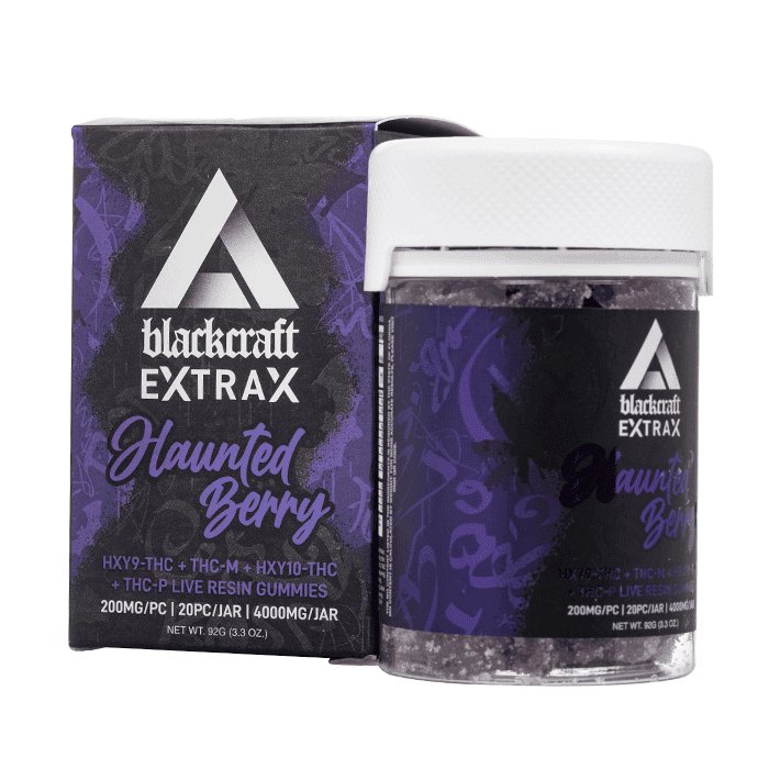 Haunted Berry - Delta Extrax Blackcraft Gummies 4000MG - Delta Extrax - DC LLC