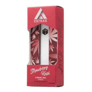 Strawberry Kush - Delta Extrax Lights Out Live Resin Disposable 2G - Delta Extrax - DC LLC
