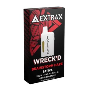 Brainstorm Haze - Delta Extrax Wreck'd Disposable 4.5G - Delta Extrax - DC LLC