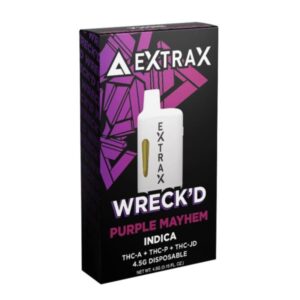 Purple Mayhem - Delta Extrax Wreck'd Disposable 4.5G - Delta Extrax - DC LLC