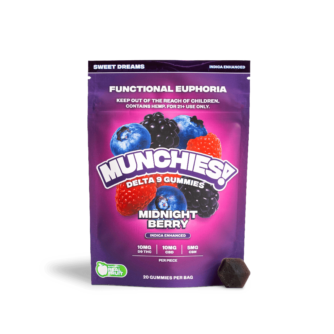 Midnight Berry - Delta Munchies Euphoria Delta 9 Gummies - Munchies - DC LLC
