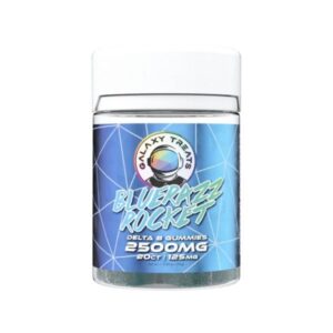 Blue Razz Rocket - Galaxy Treats Extra Strength Gummies 2500MG - Galaxy Treats - DC LLC