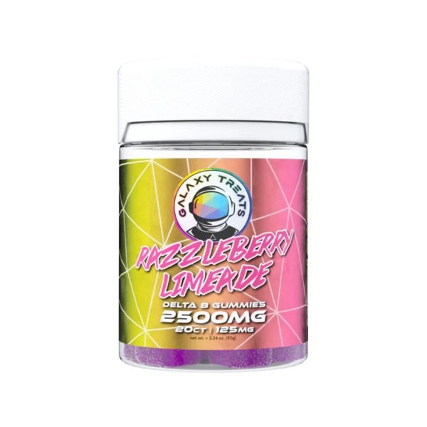 Razzleberry Limeade - Galaxy Treats Extra Strength Gummies 2500MG - Galaxy Treats - DC LLC