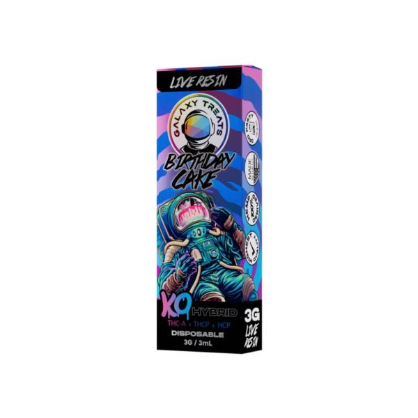 Birthday Cake - Galaxy Treats KO Live Resin Disposable 3G - Galaxy Treats - DC LLC
