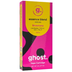 Strawnana - Ghost Hemp Essence Blend Cart 2G - Ghost - DC LLC