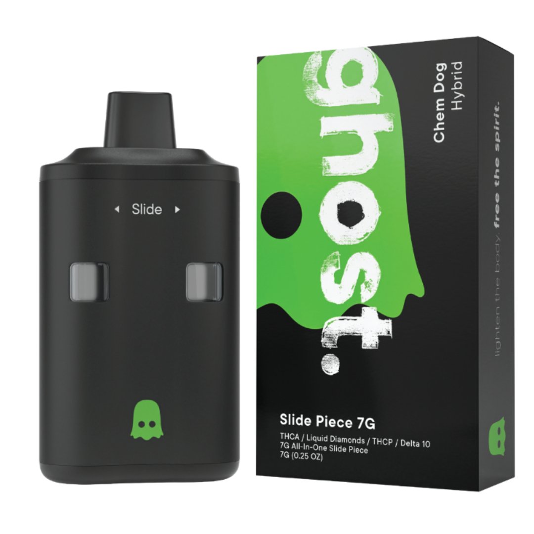 Chem Dog - Ghost Slide Piece Disposable 7G - Ghost - DC LLC