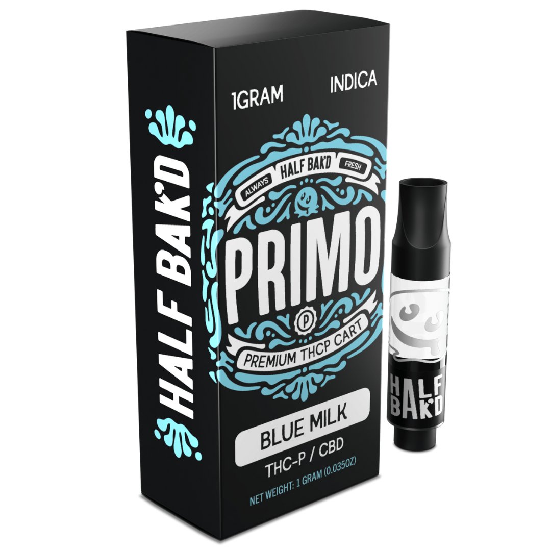 Blue Milk - Half Bak'd Primo Cartridge 1G - Half Bak'd - DC LLC