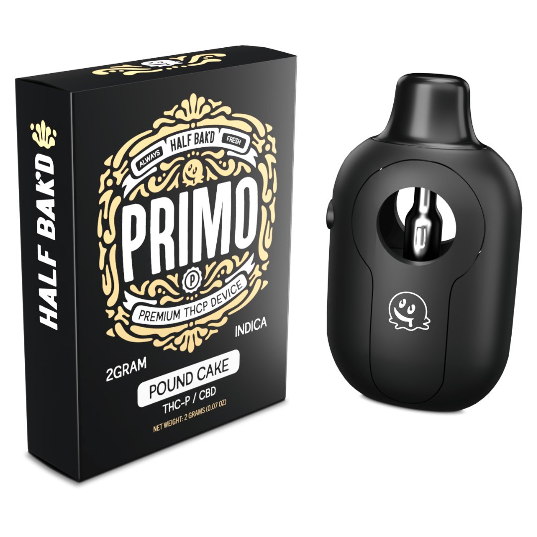 Pound Cake - Half Bak'd Primo Disposable 2G - Half Bak'd - DC LLC