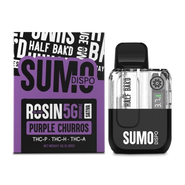 Purple Churros - Half Bak'd Sumo Disposable 5G - Half Bak'd - DC LLC