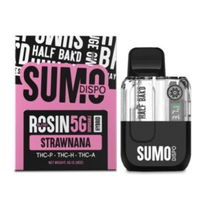 Strawnana - Half Bak'd Sumo Disposable 5G - Half Bak'd - DC LLC