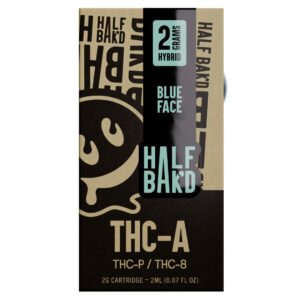 Blue Face - Half Bak'd THC - A Cartridge 2G - Half Bak'd - DC LLC