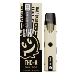 Super Silver Haze - Half Bak'd THC - A Disposable 3G - Half Bak'd - DC LLC