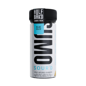 Blue Razz - Half Bak'd Sour'D Sumo Gummies - Half Bak'd - DC LLC