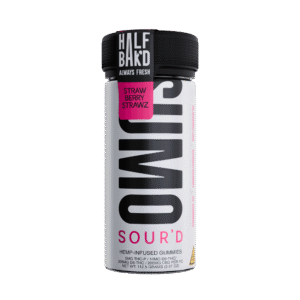Strawberry Strawz - Half Bak'd Sour'D Sumo Gummies - Half Bak'd - DC LLC