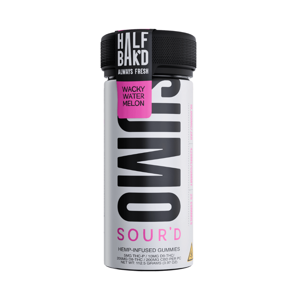 Wacky Watermelon - Half Bak'd Sour'D Sumo Gummies - Half Bak'd - DC LLC