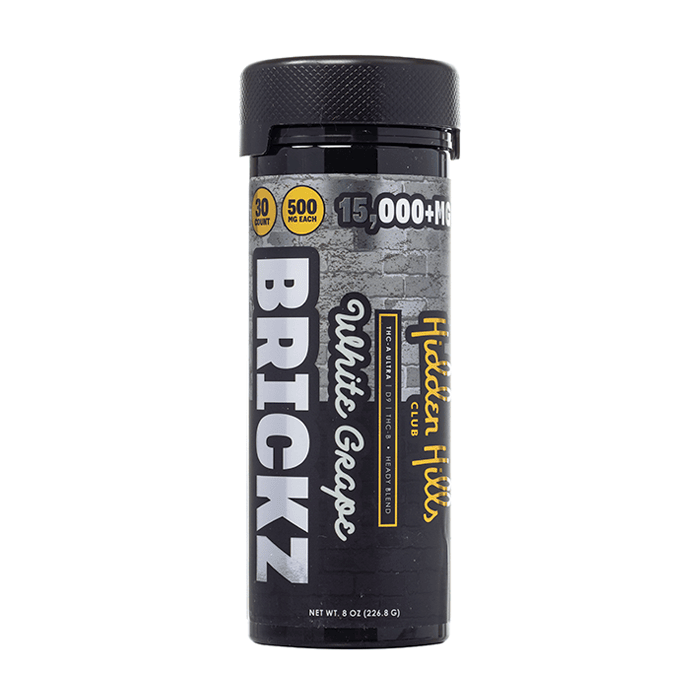 White Grape - Hidden Hills Brickz Gummies 15000MG - Hidden Hills - DC LLC
