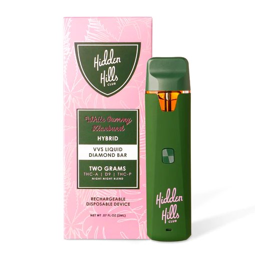 White Gummy Ztarburst - Hidden Hills VVS Liquid Diamond Disposable 2G - Hidden Hills - DC LLC
