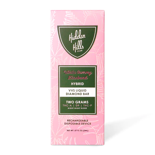 White Gummy Ztarburst - Hidden Hills VVS Liquid Diamond Disposable 2G - Hidden Hills - DC LLC