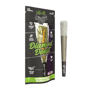 Watermelon Bubble Gum - Hidden Hills Diamond Donut Pre - Rolls 2.2G - Hidden Hills - DC LLC