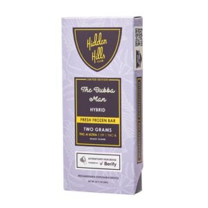 The Bubba Man - Hidden Hills Fresh Frozen Bar Disposable 2G - Hidden Hills - DC LLC