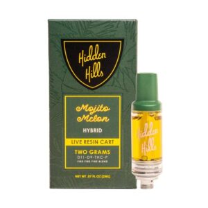 Mojito Melon - Hidden Hills Live Resin Cart 2g - Hidden Hills - DC LLC