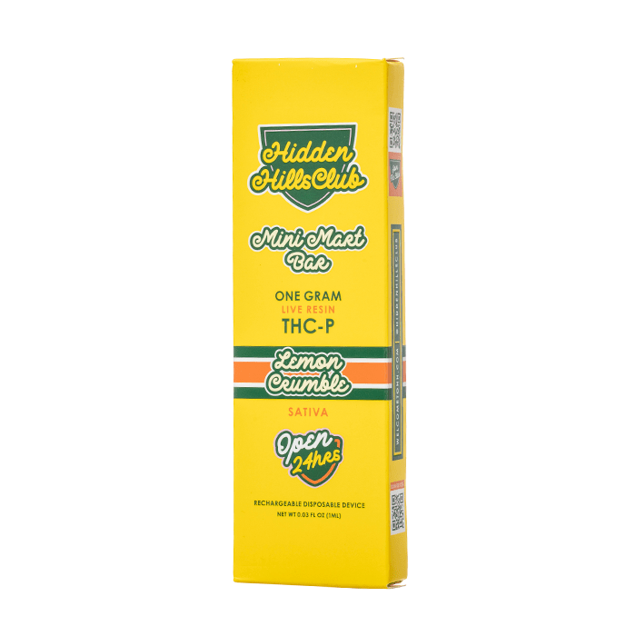 Lemon Crumble - Hidden Hills Mini Mart Live Resin Bar Disposable 1G - Hidden Hills - DC LLC
