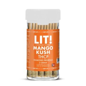 Mango Kush - Lit THCP Liquid Diamonds Pre-Rolls 10CT