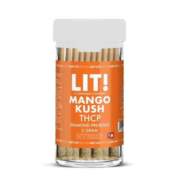 Mango Kush - Lit THCP Liquid Diamonds Pre-Rolls 10CT