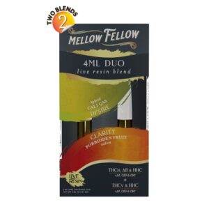 Cali Gas & Forbidden Fruit - Mellow Fellow Duo Live Resin Cart 4mL - Mellow Fellow - DC LLC