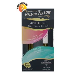 Pineapple Express & MK Ultra - Mellow Fellow Duo Live Resin Cart 4mL - Mellow Fellow - DC LLC