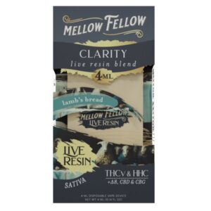 Lamb's Bread - Mellow Fellow Clarity Live Resin Disposable 4mL - Mellow Fellow - DC LLC