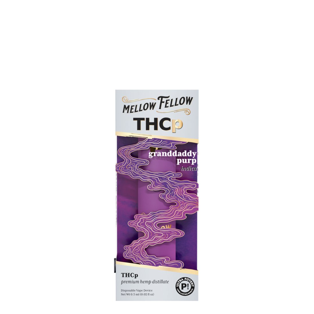 Granddaddy Purp - Mellow Fellow THCp Disposable 0.5G - Mellow Fellow - DC LLC