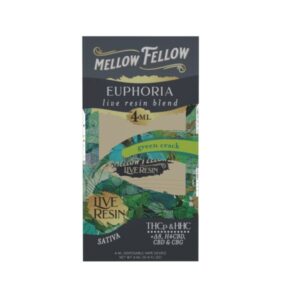 Green Crack - Mellow Fellow Euphoria Live Resin Disposable 4mL - Mellow Fellow - DC LLC