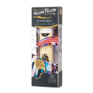 Strawberry Amnesia - Mellow Fellow Euphoria Live Resin Disposable 2mL - Mellow Fellow - DC LLC