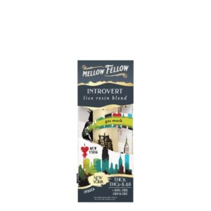 Gas Mask - Mellow Fellow NYC Introvert Live Resin Disposable 1mL - Mellow Fellow - DC LLC