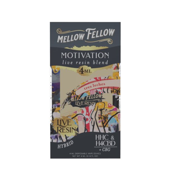Tres Leches - Mellow Fellow Motivation Live Resin Disposable 4mL - Mellow Fellow - DC LLC