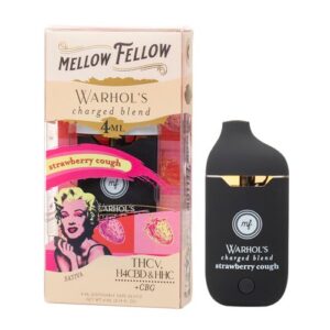 Strawberry Cough - Mellow Fellow Warhol's Charged Disposable 4mL - Mellow Fellow - DC LLC