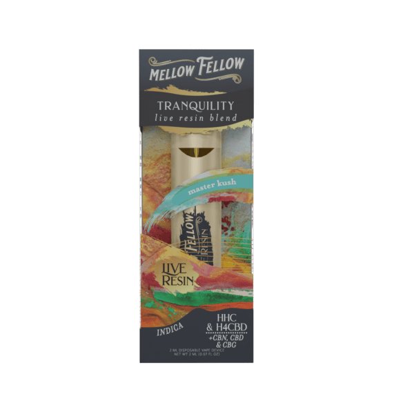 Master Kush - Mellow Fellow Tranquility Live Resin Disposable 2mL - Mellow Fellow - DC LLC