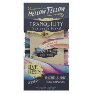 Tahoe OG - Mellow Fellow Tranquility Live Resin Disposable 4mL - Mellow Fellow - DC LLC