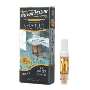 White Widow - Mellow Fellow Creativity Live Resin Cart 2mL - Mellow Fellow - DC LLC
