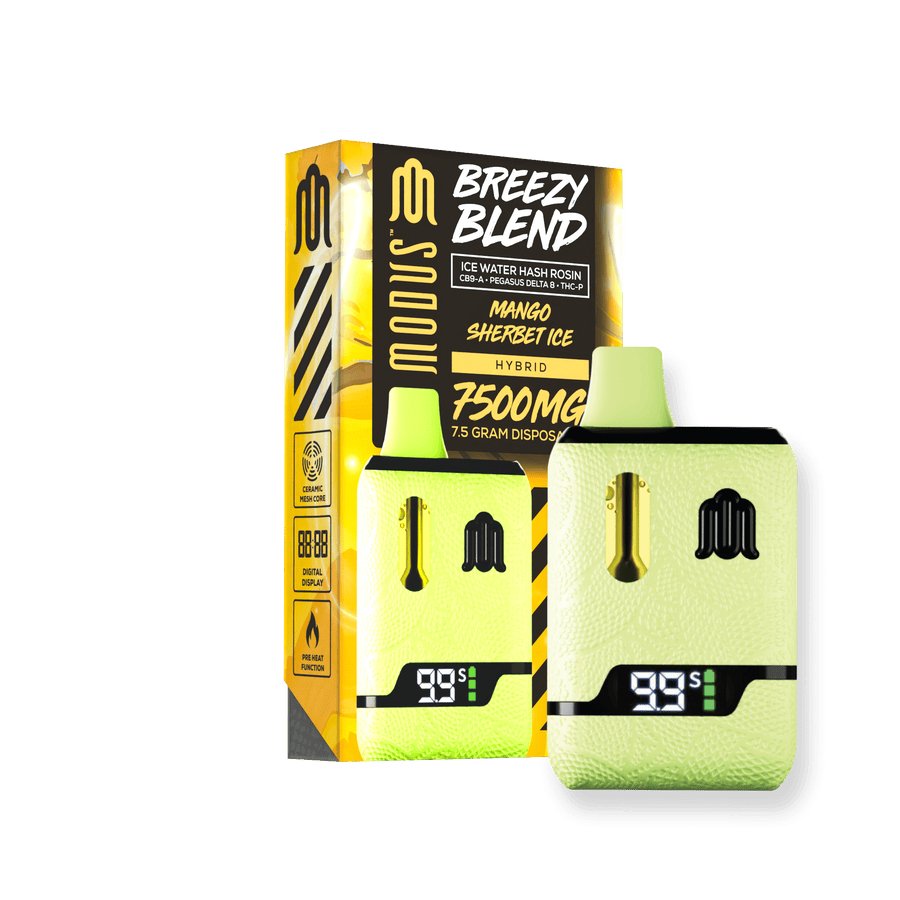 Mango Sherbet Ice - Modus Breezy Blend Disposable 7.5G - Modus - DC LLC